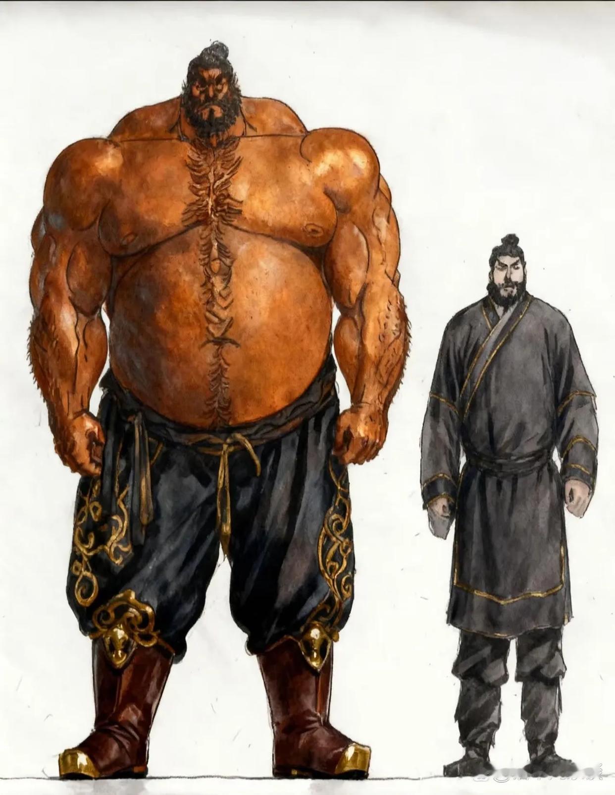 关羽的身材太强大了[赞]