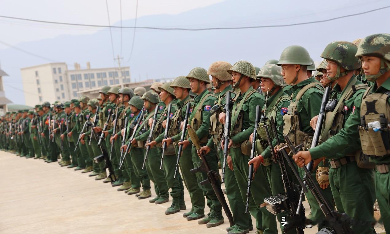 果敢同盟军为友谊付出了代价！贵概镇周边区域，虽然云集了大量果敢同盟军的部队，