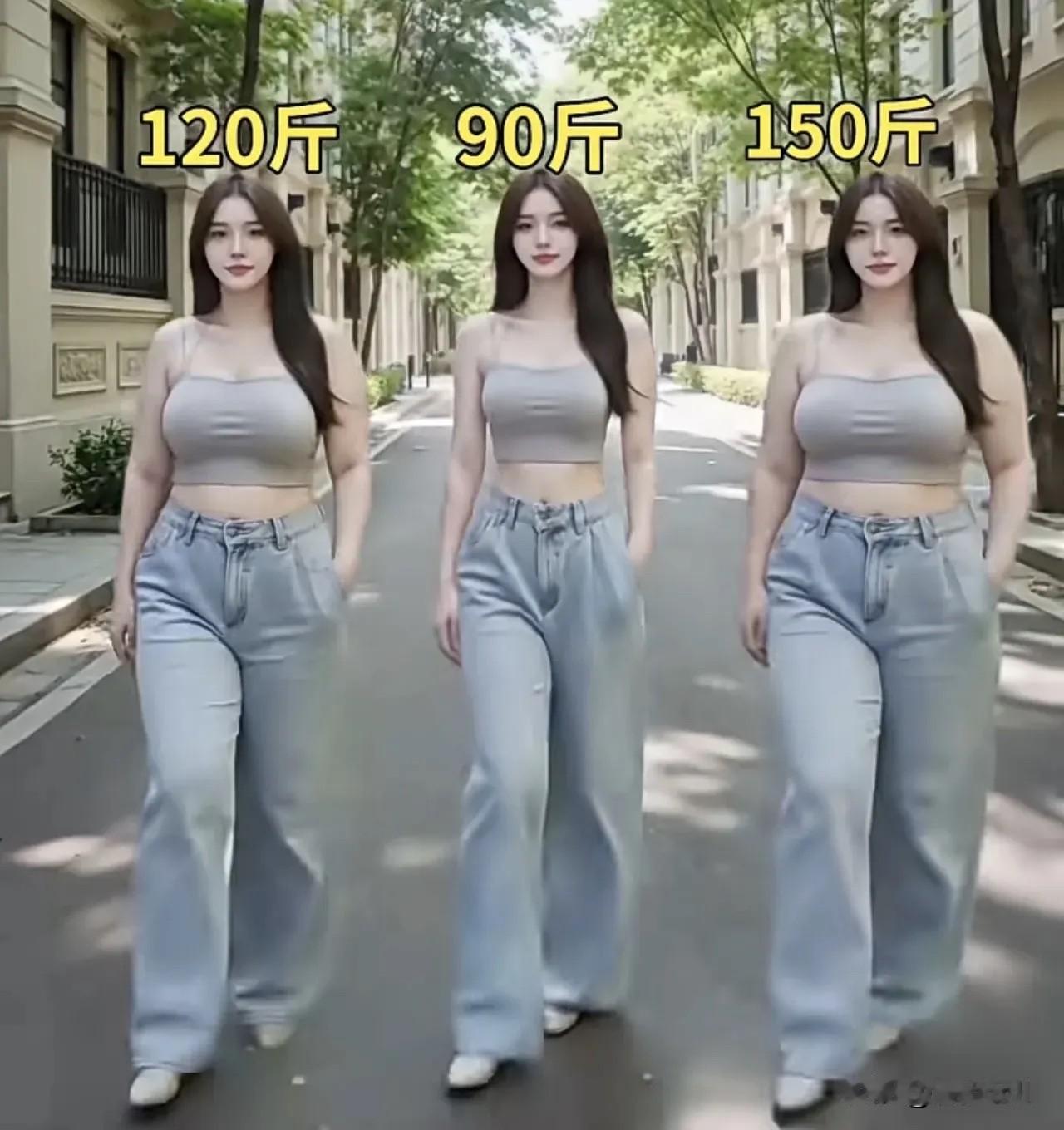 你更中意哪一款？看看多少人和我一样，越老越喜欢有肉感的