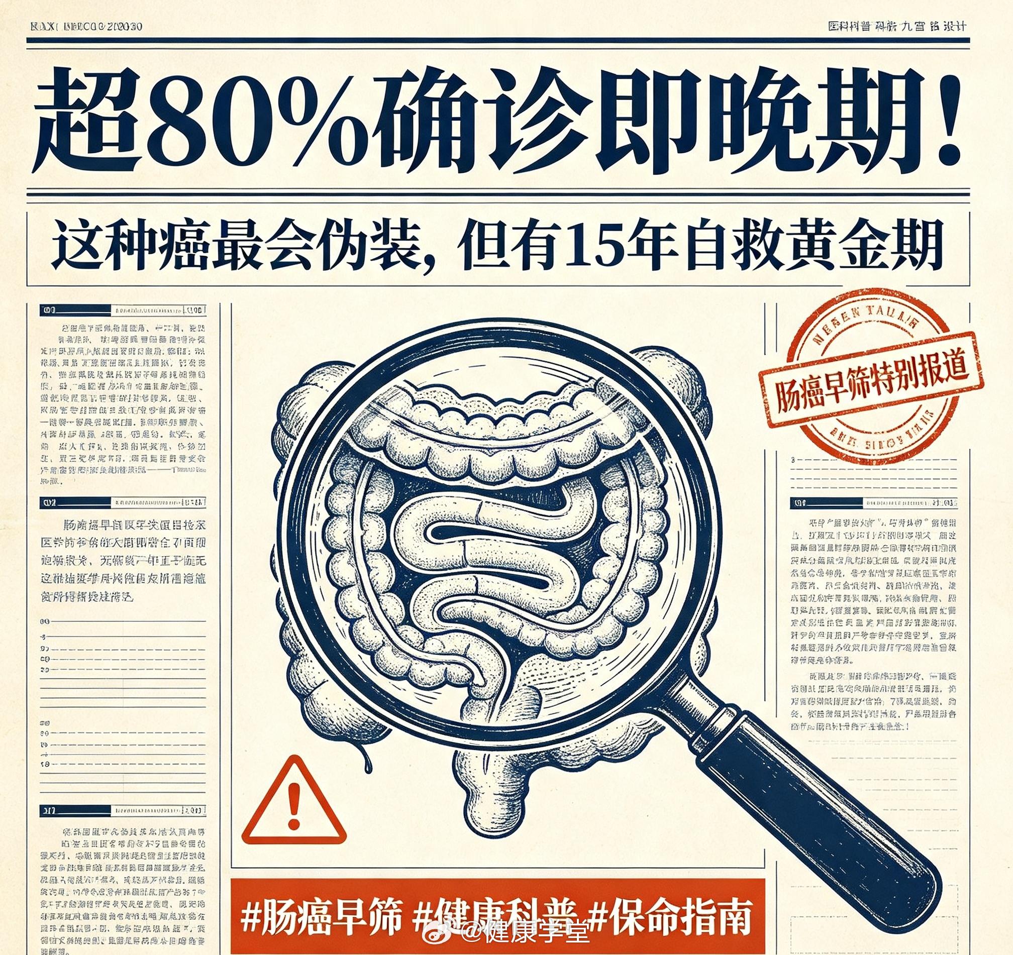 肠癌很多人发现就是中晚期算一笔健康账：做一次肠镜，换未来10年的安心，到底