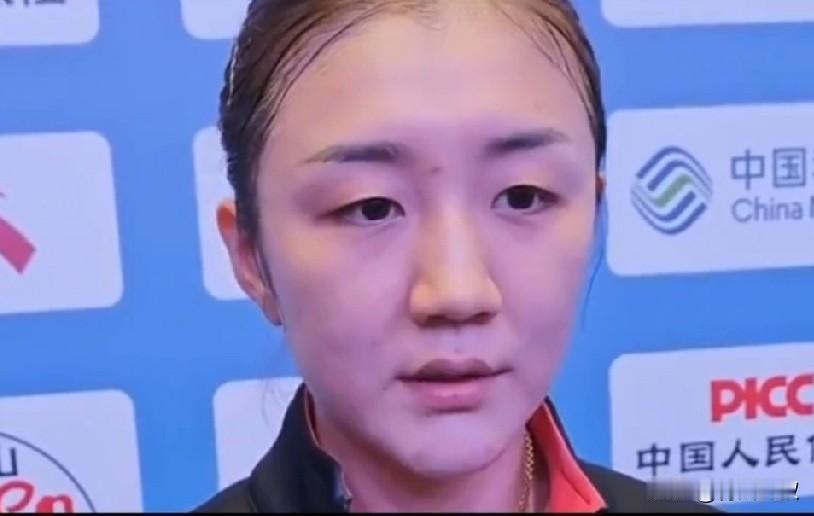 山东队友3:2赢了上海队，记者采访问陈梦:明天如何面对孙颖莎？大梦回答很有智慧