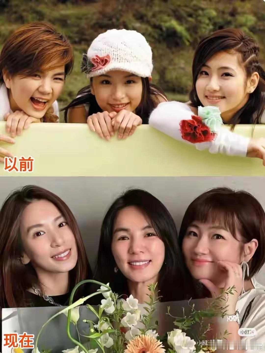 任家萱接儿子放学，她身材发福、胖出双下巴，小腹凸起可能怀孕了？