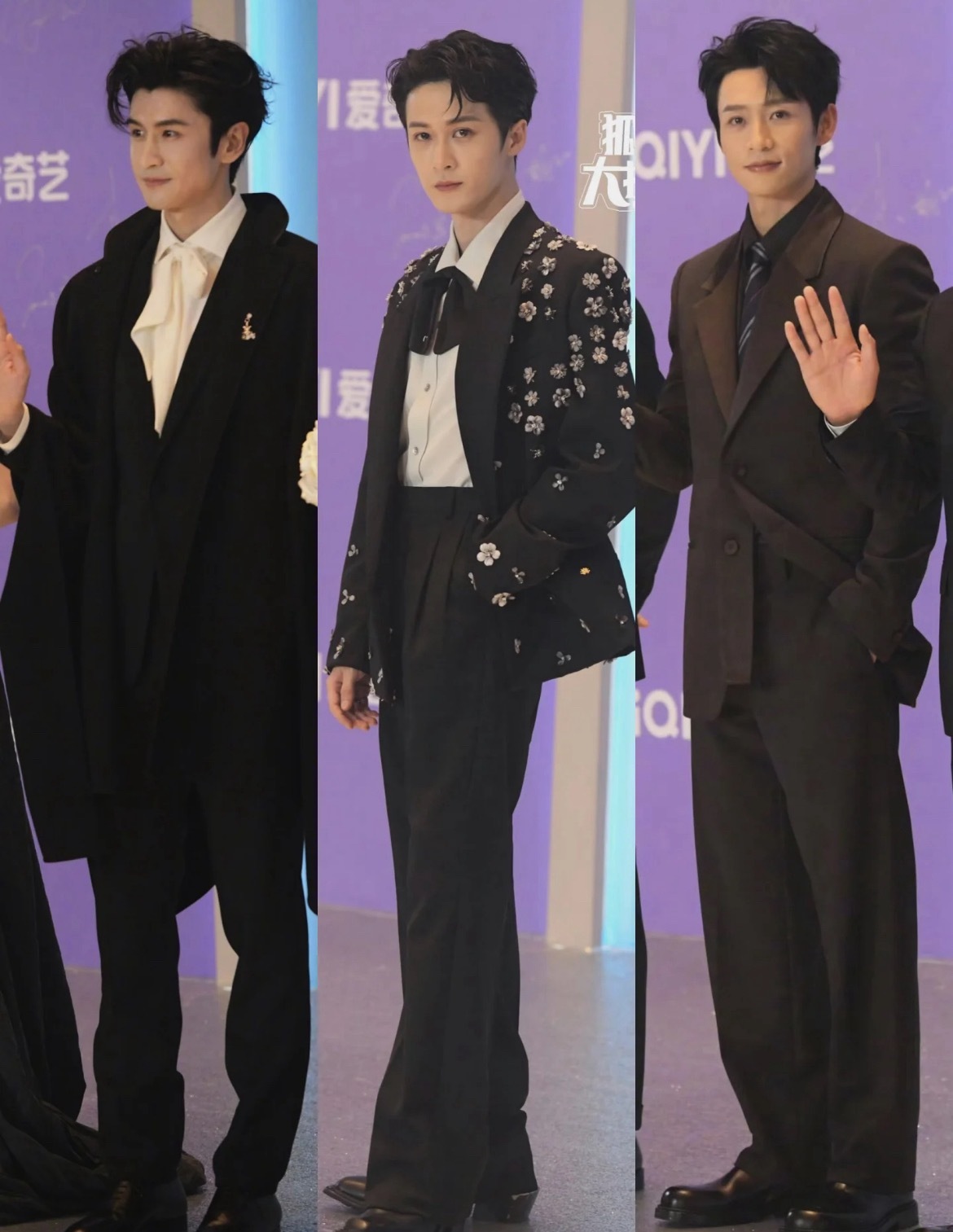 论尖叫之夜男明星穿了多少件黑西装…