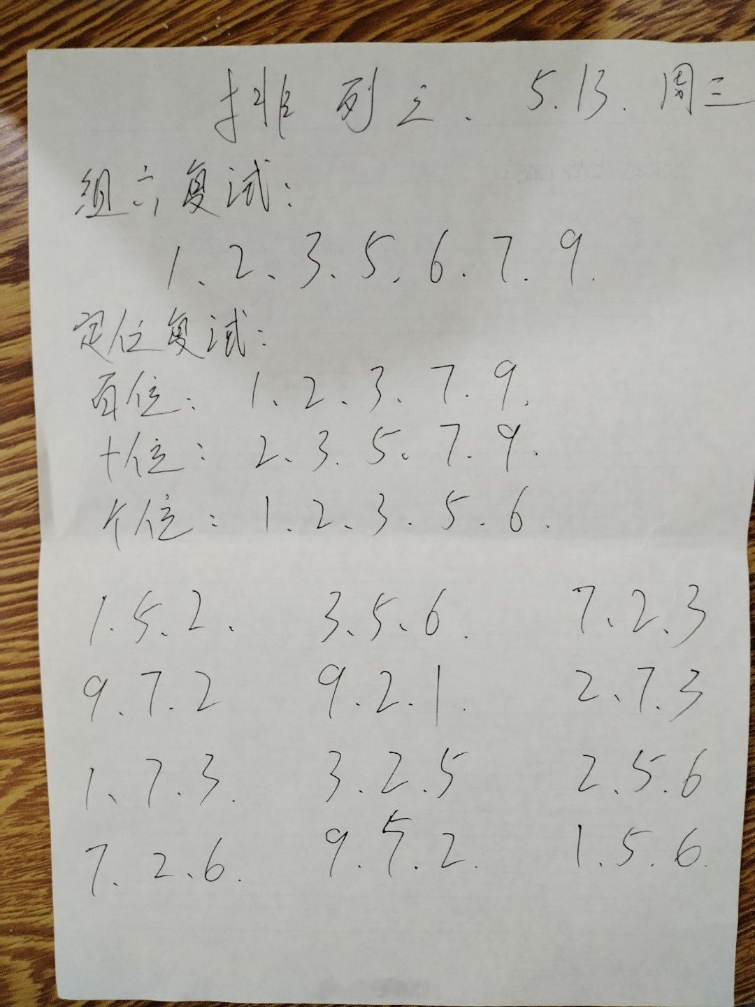 好东西在分享给大家一次阿良共赢团排列三推荐体彩