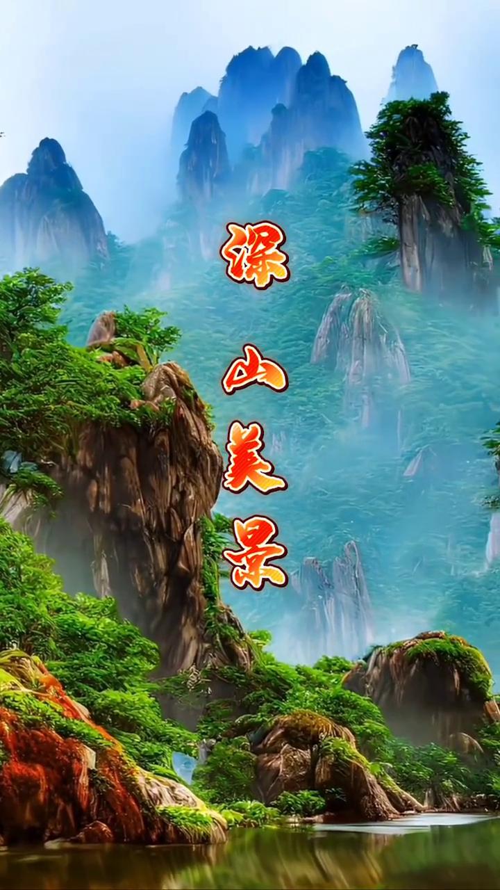 山美景。深山美景，山美呆。