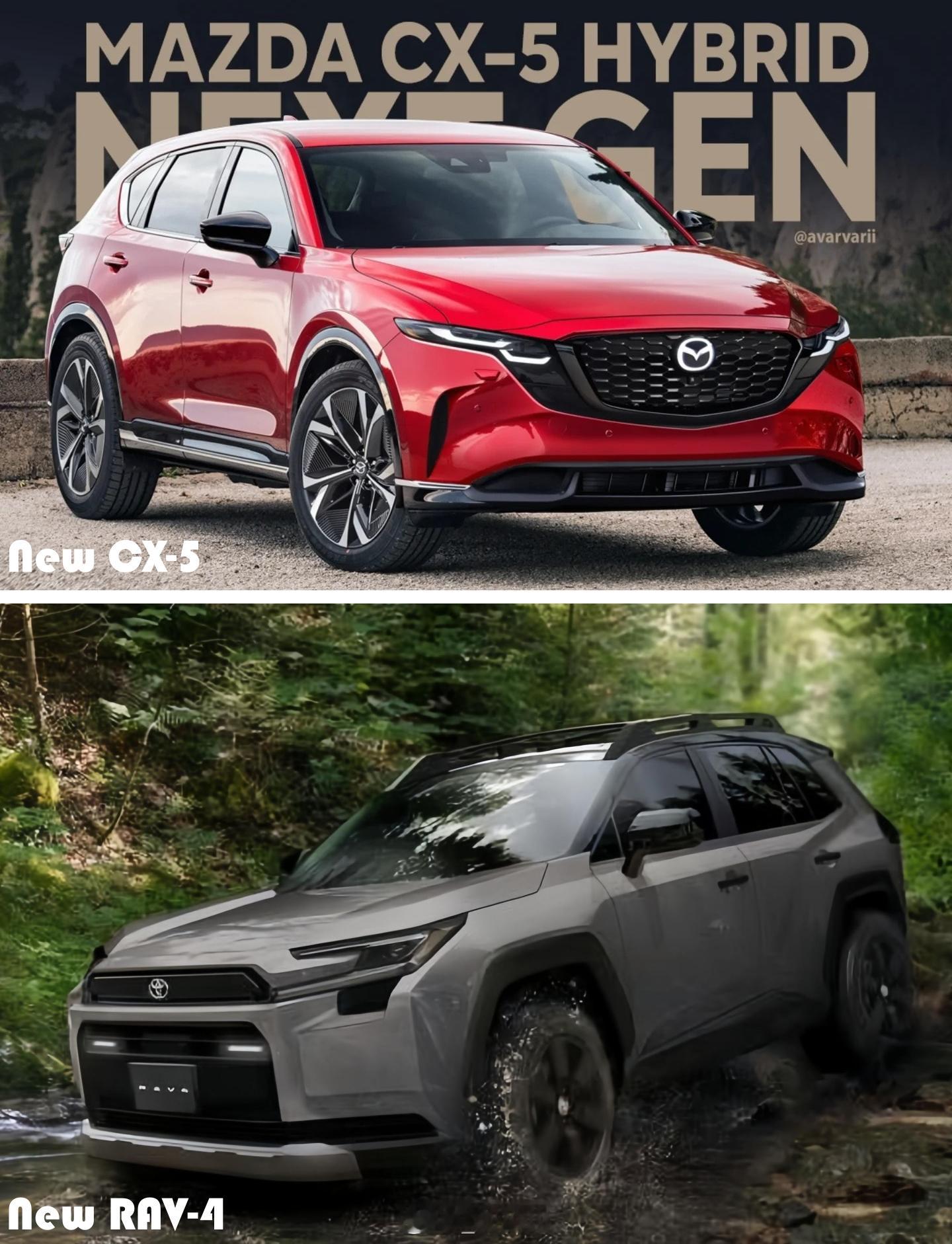 全新丰田RAV4全新马自达CX-5全新丰田RAV4VS全新马自达CX-5，