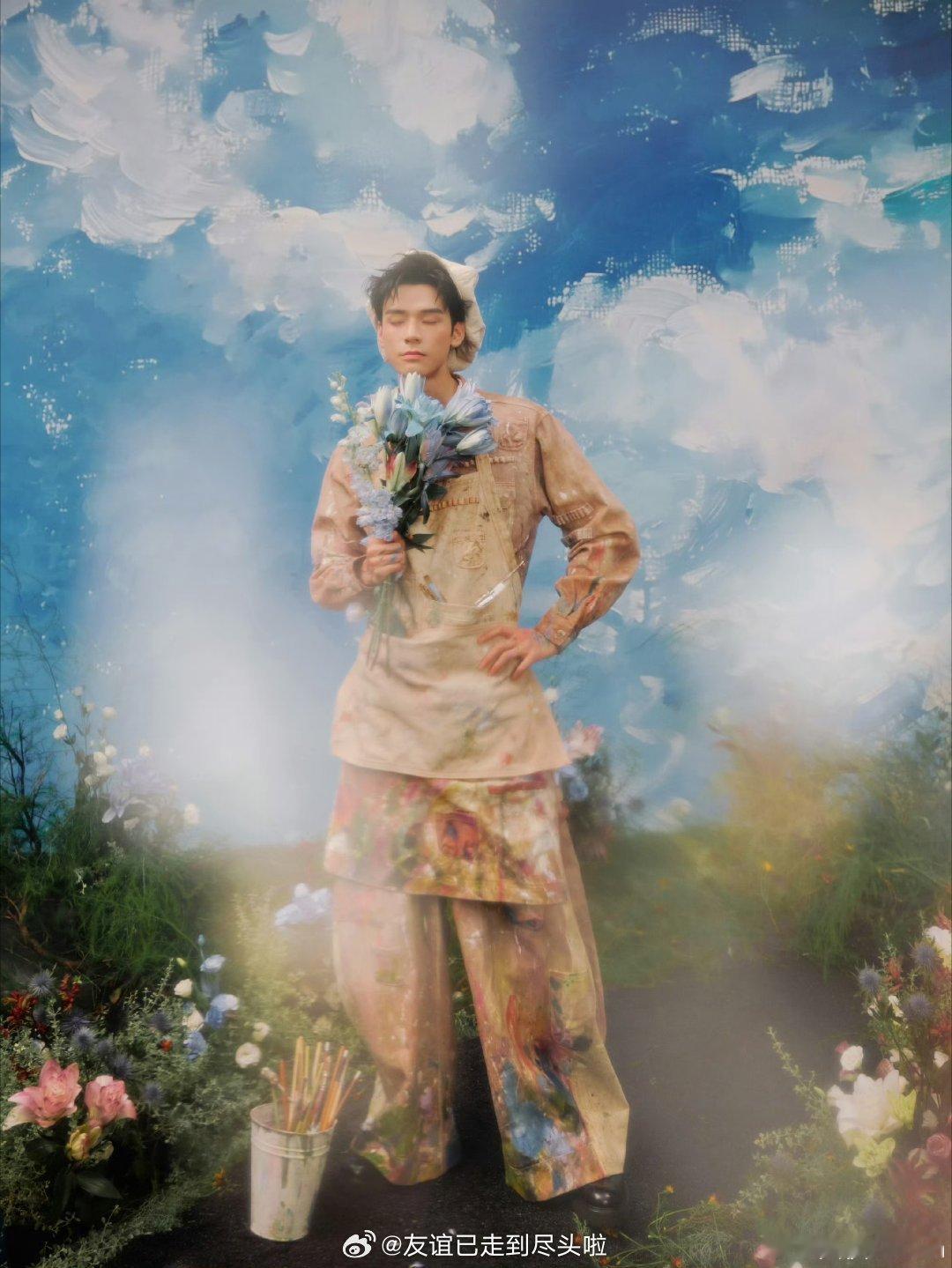 龚俊，张凌赫vogue造型🈶，都有点油画风​​​