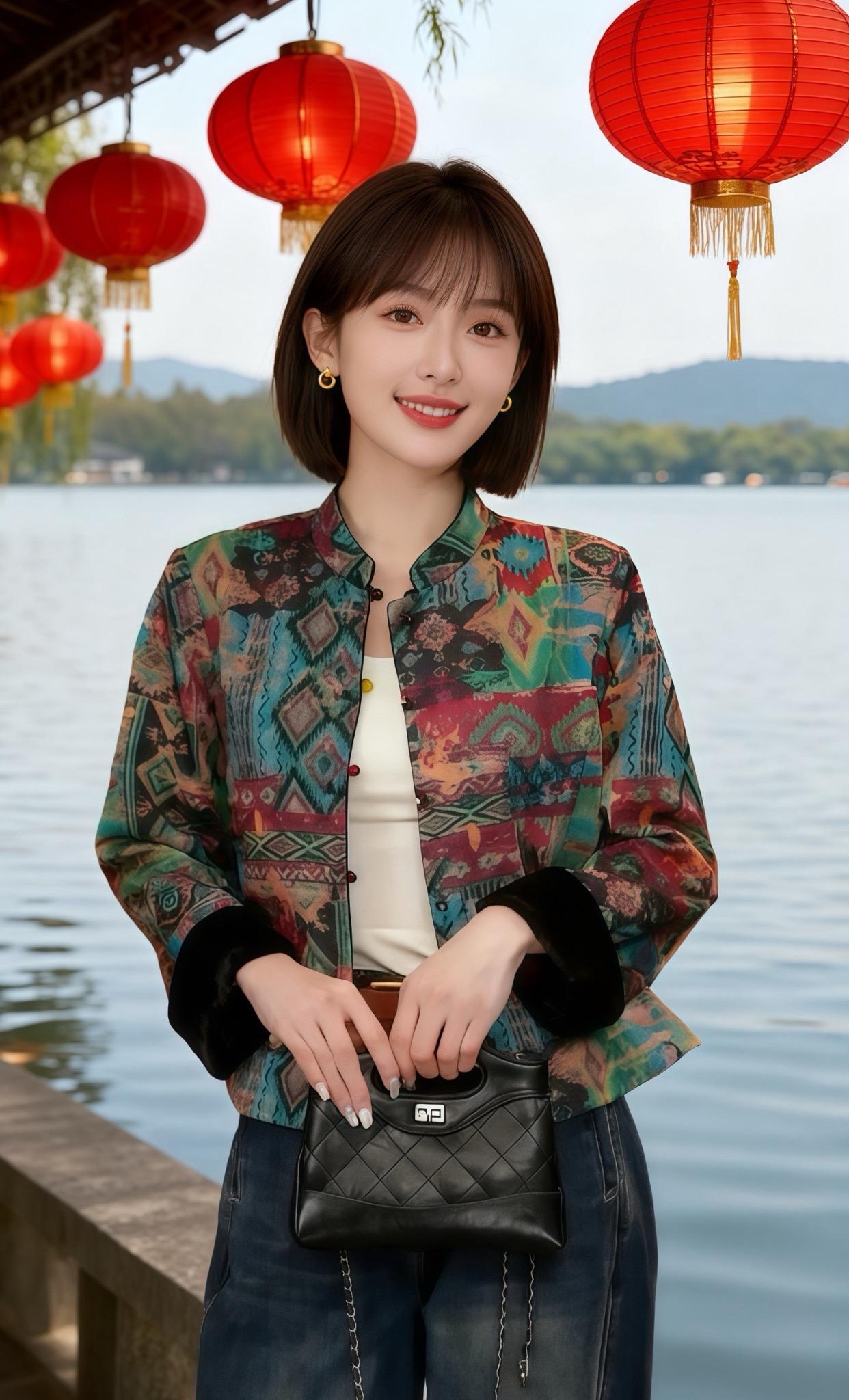 新中式外套。