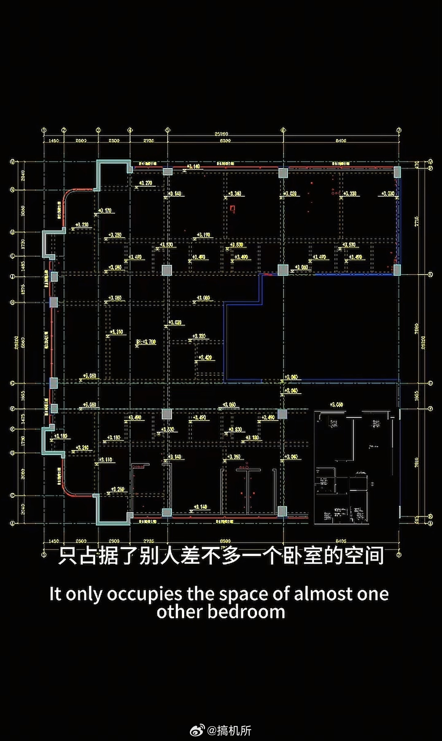 原来真有人住的房子这么大贫穷限制了我的想象力。不过，我还是喜欢小一点的户型，住起