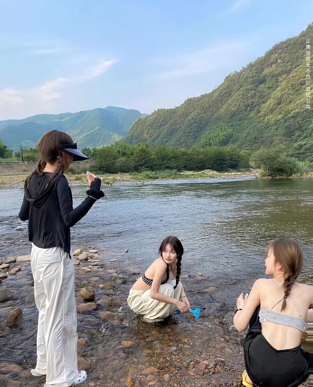 周末，惠州淡水河永湖段溯溪。[玫瑰]​​​