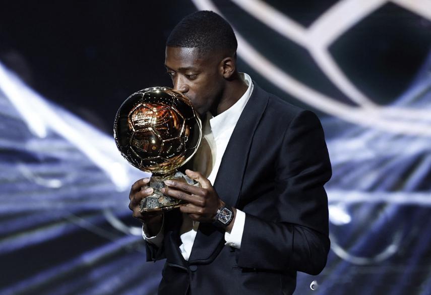 此前有消息称，登贝莱团队在与巴黎的续约谈判中索要6000万欧年薪，不过已被球员方