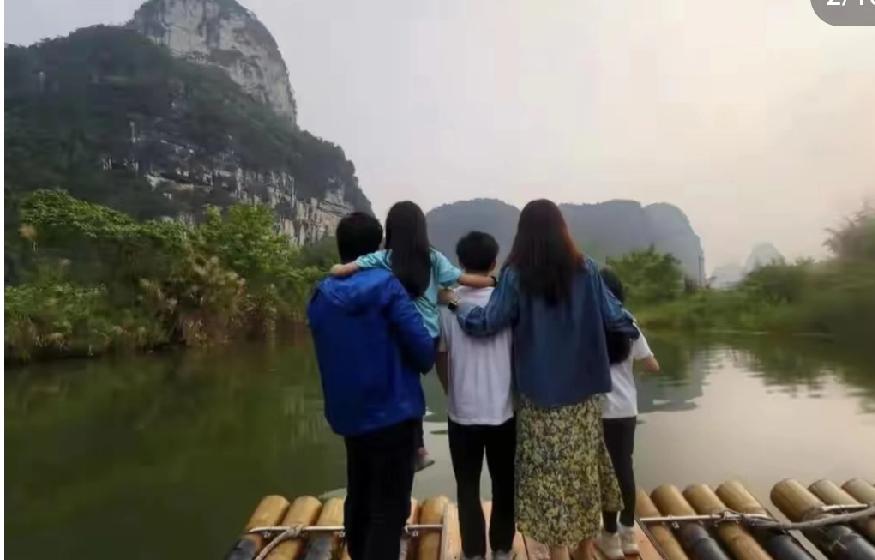 这才是豪门该有的样子！郭晶晶霍启刚清明游广西，细节太戳人刷到郭晶晶霍启刚带