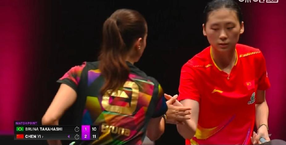 陈熠绝境大逆转！马琳指导下的“辣条”觉醒太燃了！WTT多哈站女单赛场，国乒