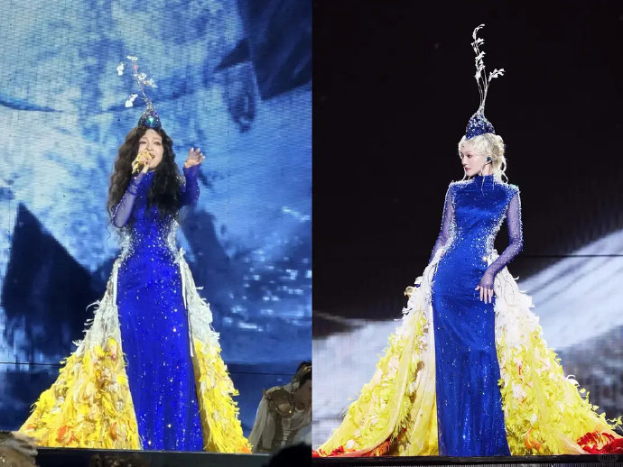 张韶涵换了发型师从厚重发型到灵动新造型，新团队精准拿捏她的五官优势，解锁羊毛卷、