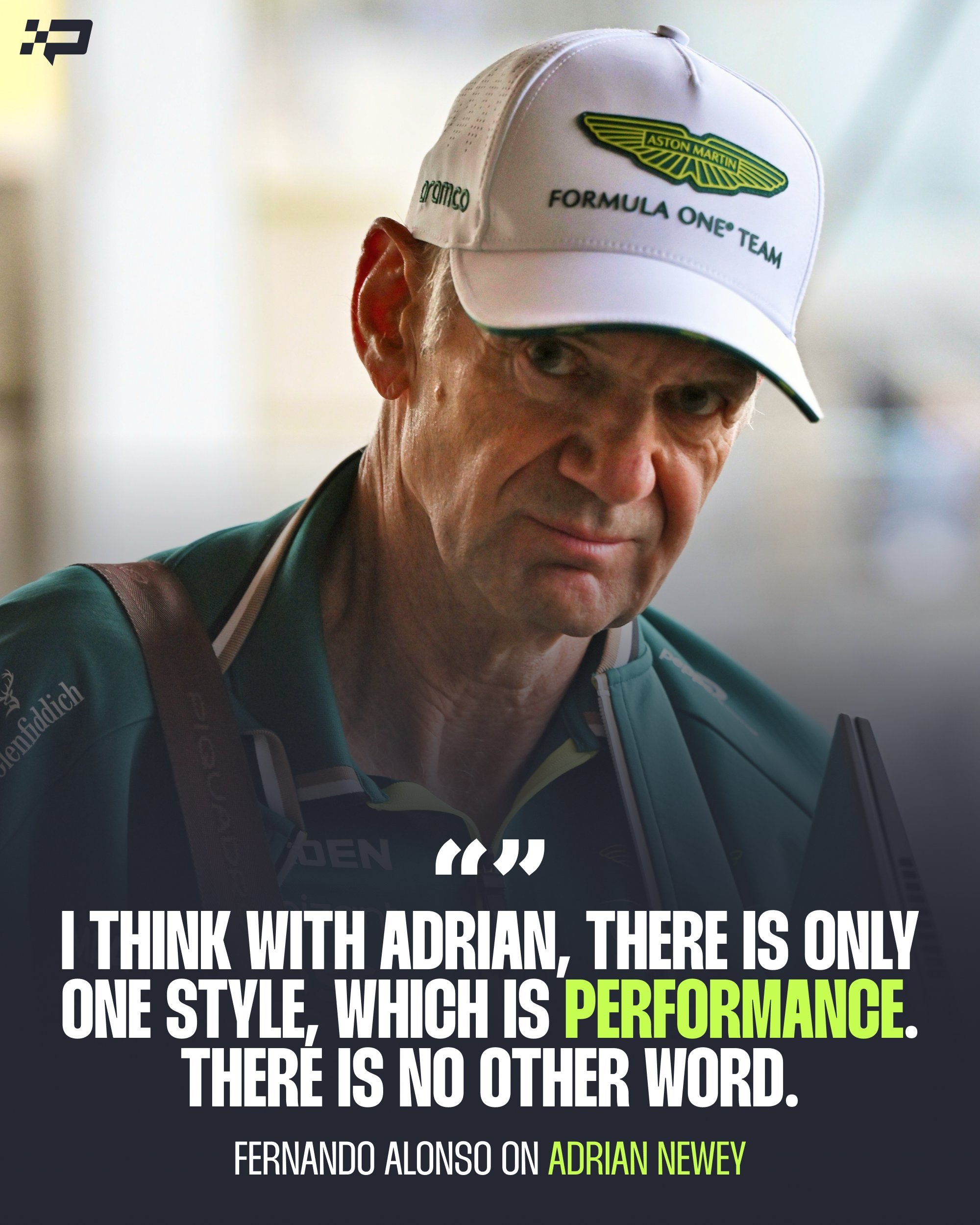 纽维即将出任阿斯顿马丁领队，阿隆索对此非常开心，他坦言阿斯顿马丁车队目前在底盘和