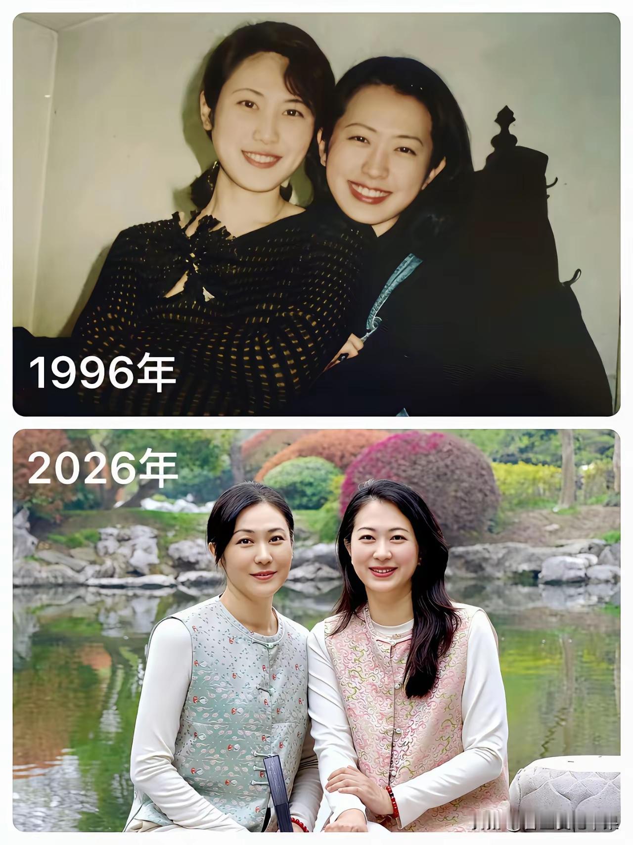 乖乖这是吃了防腐剂吧三十年了你俩是一点也没见老啊！[6]
