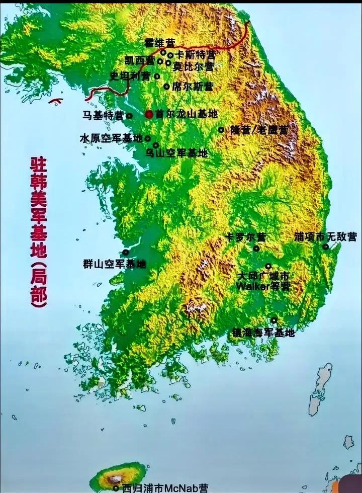 原来不是玩笑：日韩，真把国家建在美国军事基地上！看完美军基地分布图，太扎心