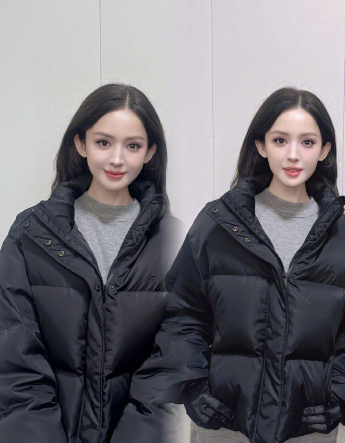 路人镜头下的太能打了！简单服饰也被她穿出高级感，好权威的一张脸