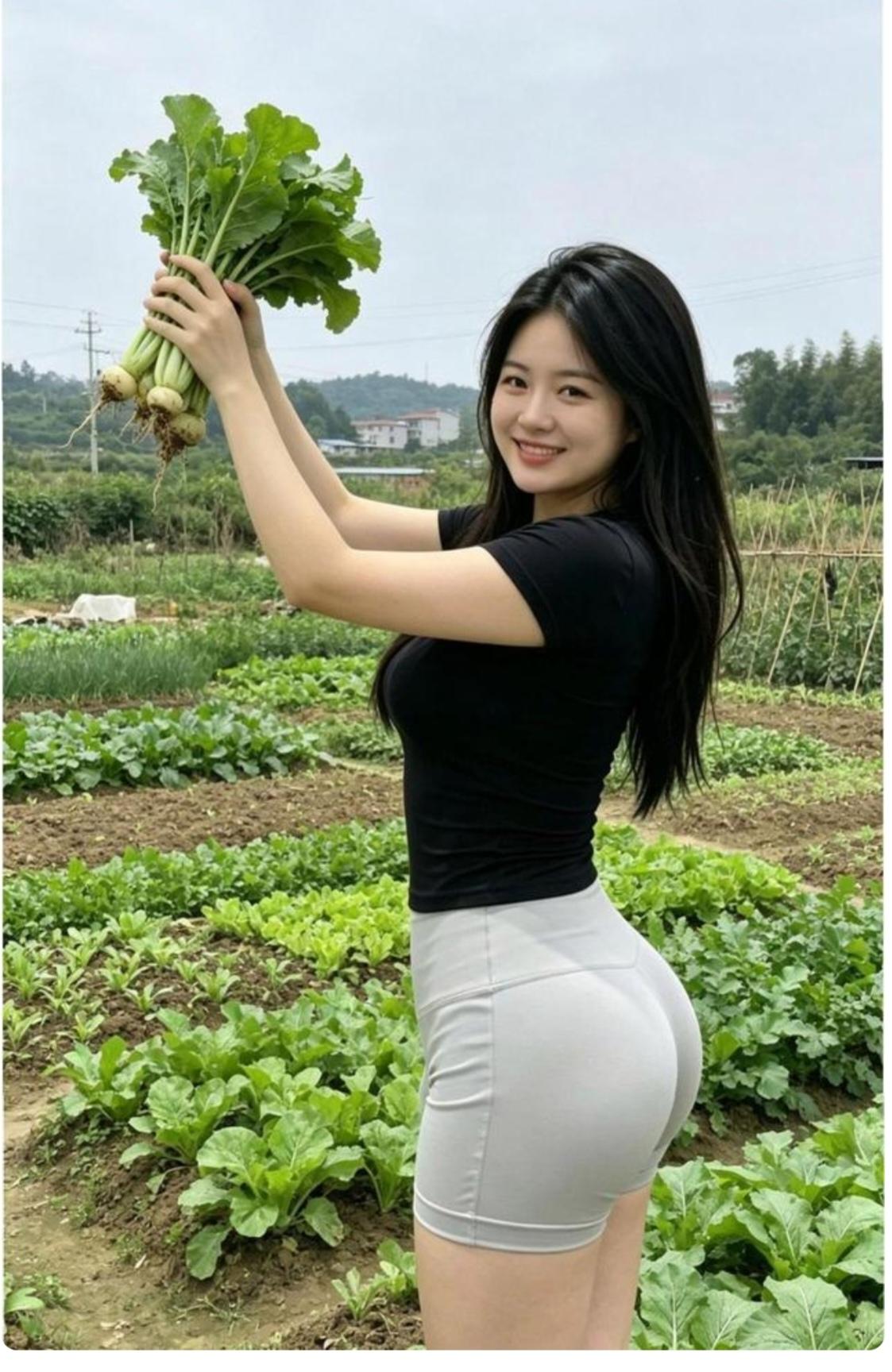 心灵短笛农村菜园一角爸妈说要吃饺子，今天必须满足他们。超市买了猪肉馅。园里就