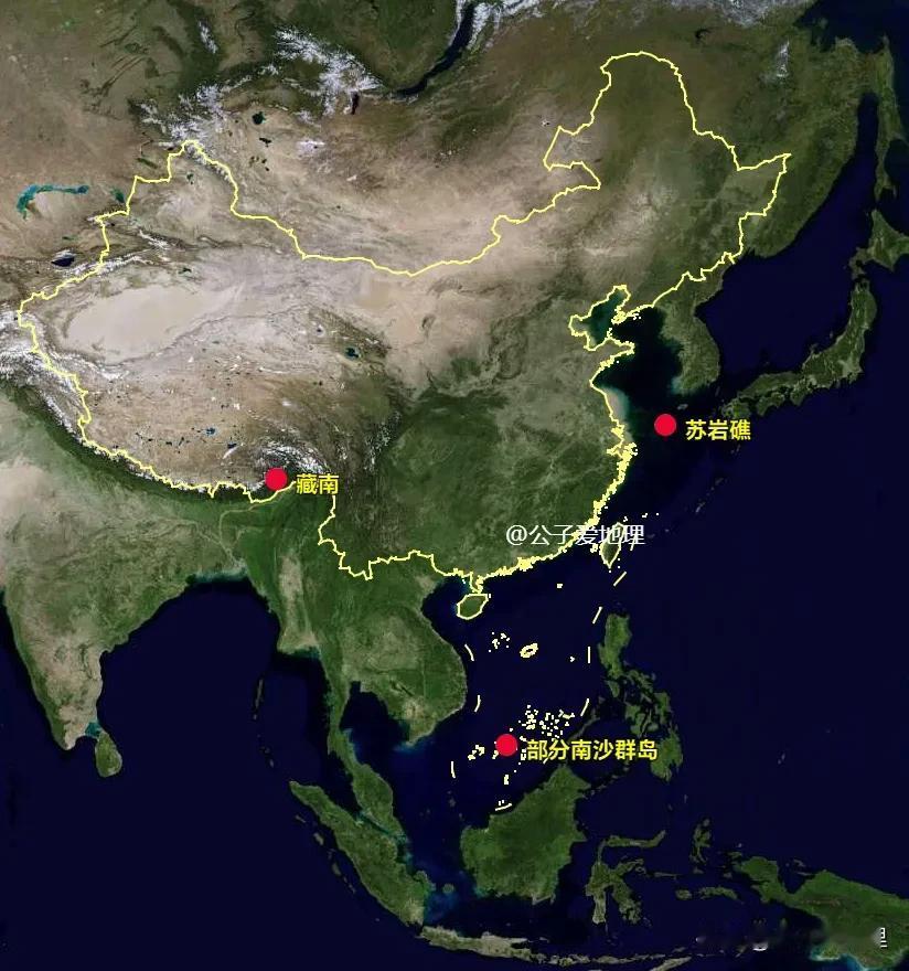 除了台湾省外，我国还有3大地方急需收回！当你摊开中国地图，为它的幅员辽阔而自豪