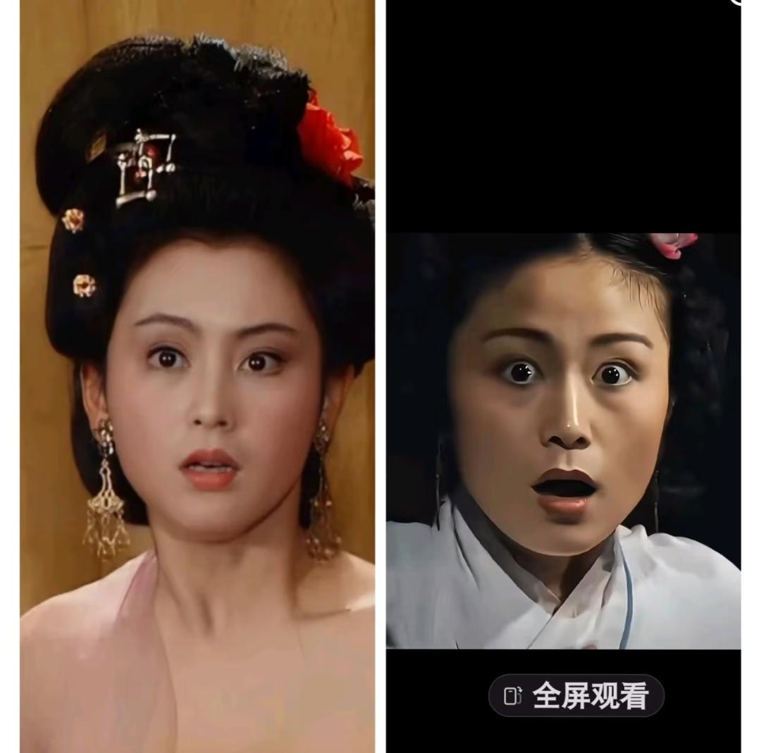 刷到老版《三国演义》里的片段，一个疑问直接冒出来——这宫女到底是不是陈红演的啊？