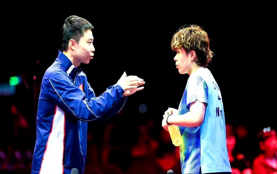 国乒这是什么神仙操作？让28岁的于子洋直接从陪练变王艺迪教练，场上俩人眼神都怪怪