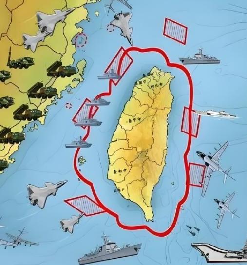 围岛不是终点，是请君入瓮的开端！大陆围台演训的真正目标从来不是台湾，而是给美军设