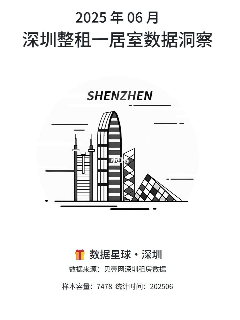 2025 年 6 月|深圳整租一居室数据洞察