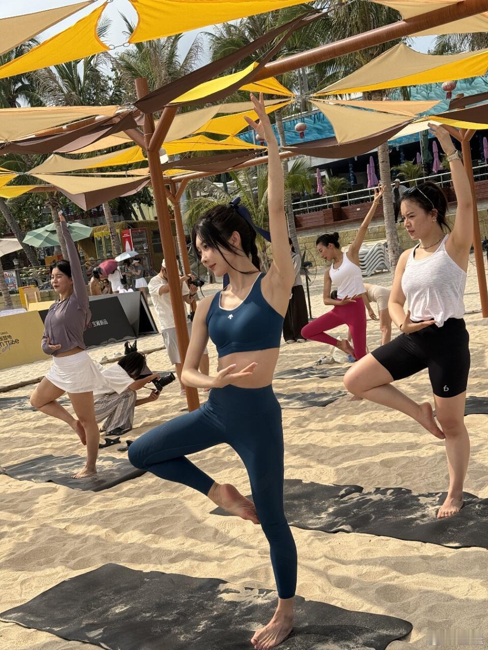 宣璐🌊三亚明信片，瑜伽裤健身运动