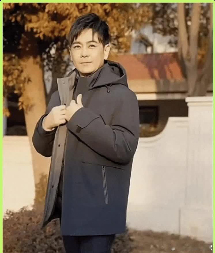 51岁的林志颖脸上的皱纹明显，头发也在逐渐后退。尽管如此，他却主动选择穿上老年人