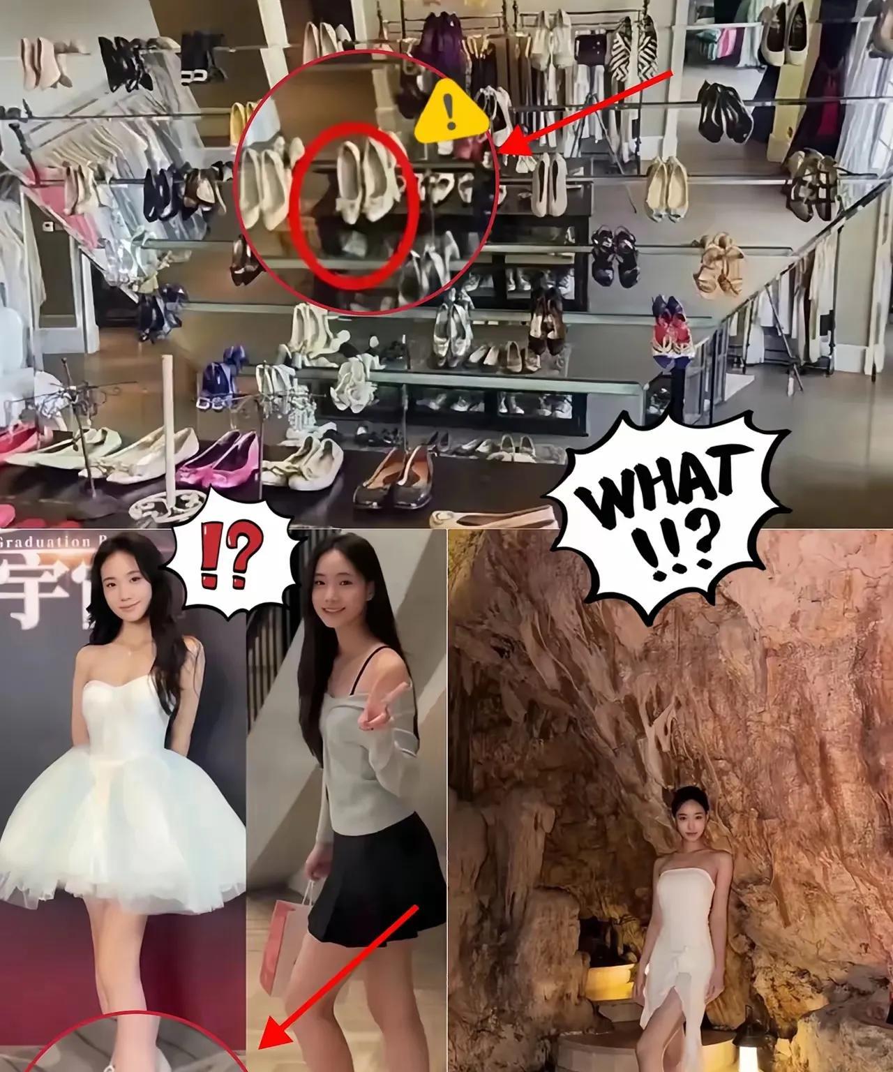 穿着已故姨妈的鞋子，小S女儿自己不膈应嘛！大S生前爱收集鞋子，在某档节目中曾介