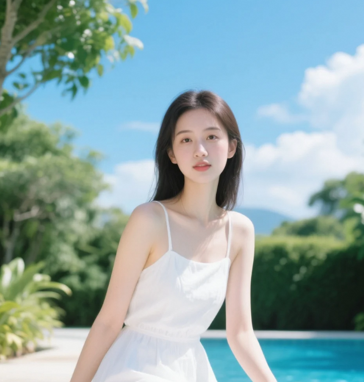 当阳光穿过发丝的缝隙，整个夏天都变得透明