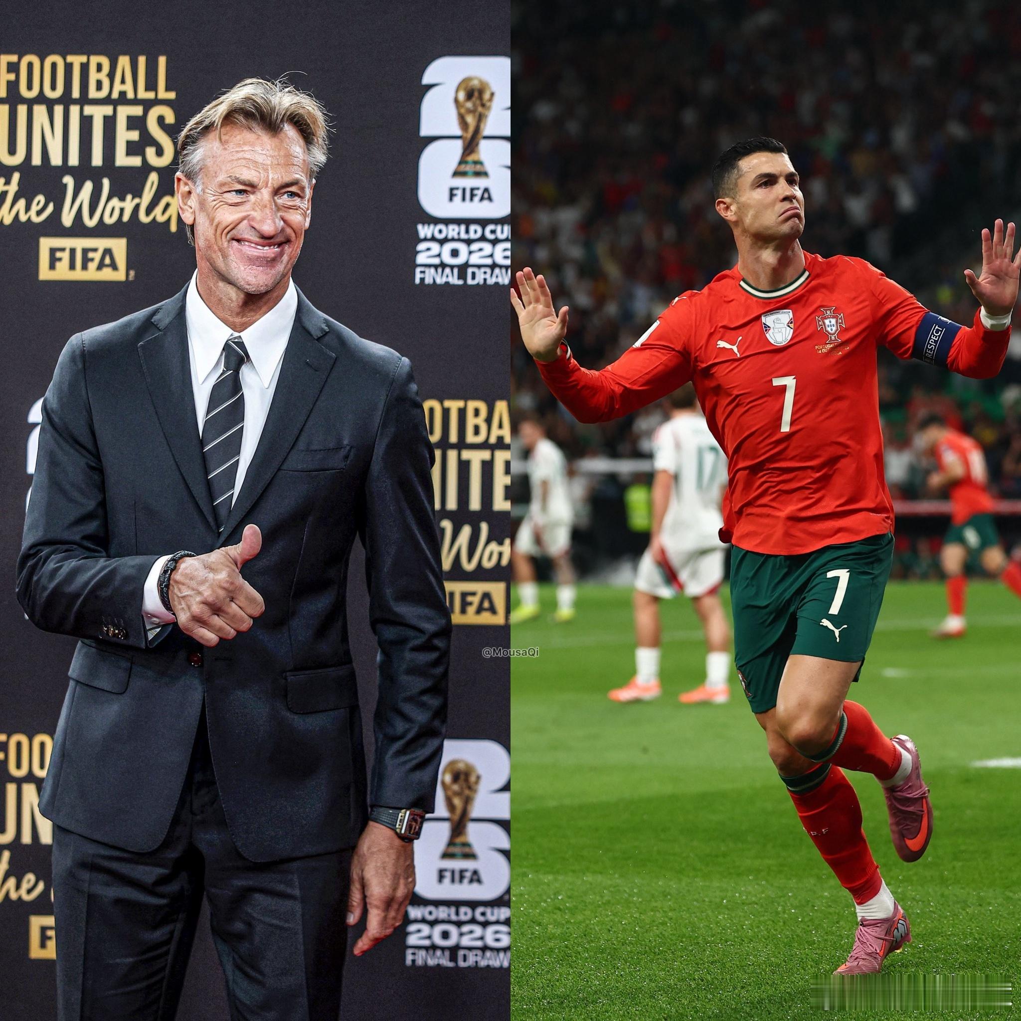 C罗沙特国家队主教练勒纳尔：“我每周都看C罗代表利雅得胜利比赛，我也关注沙特联