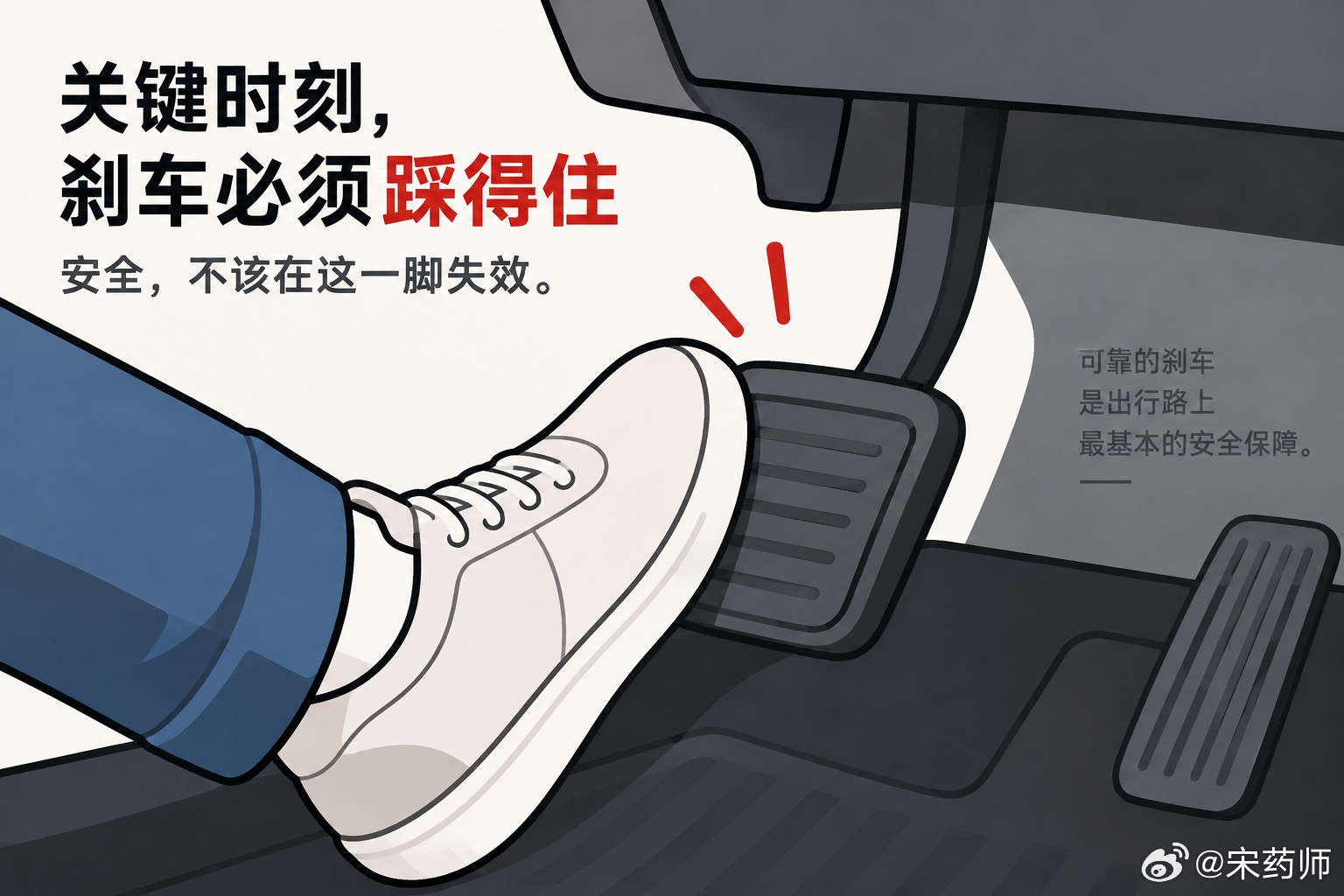 汽车刹车踏板，究竟是不是无论怎么踩都不应该断？答案是：不能要求它在任何物理条件下都永不损坏，但在正常