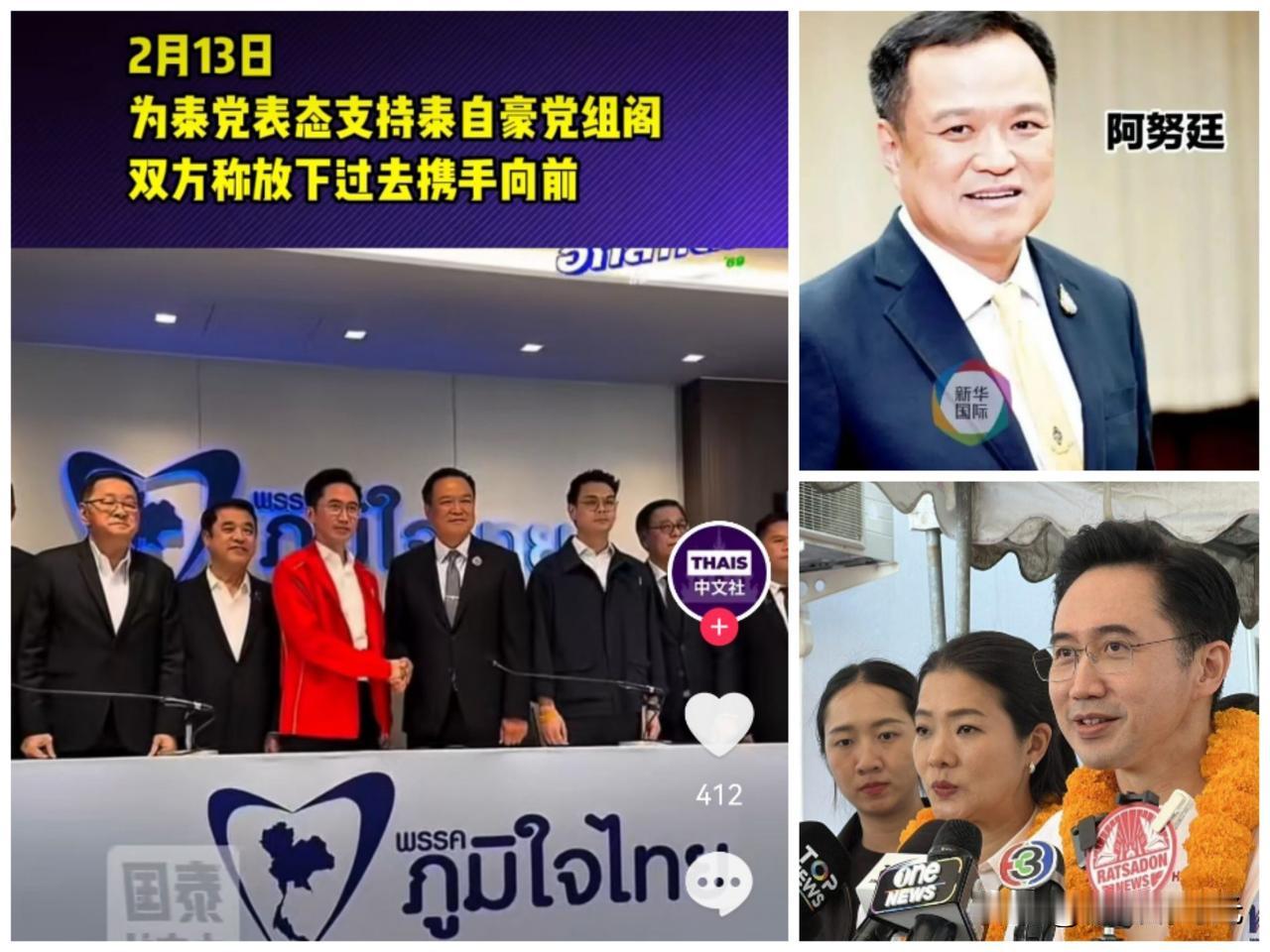 如果所料不错的话，为泰党籍总理候选人，前总理他信外甥育查南有望成为阿努廷内阁的副