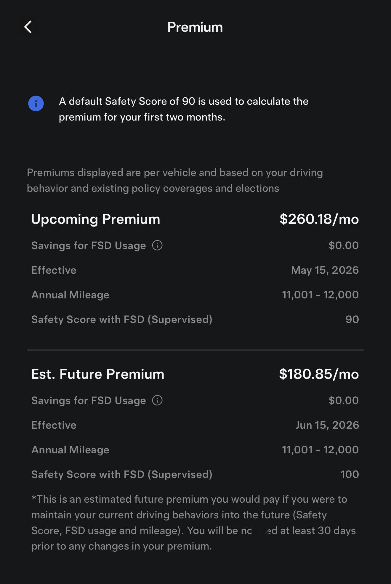 大家应该知道特斯拉自营保险+FSD降低保费的那个模式，我在去年的FSD