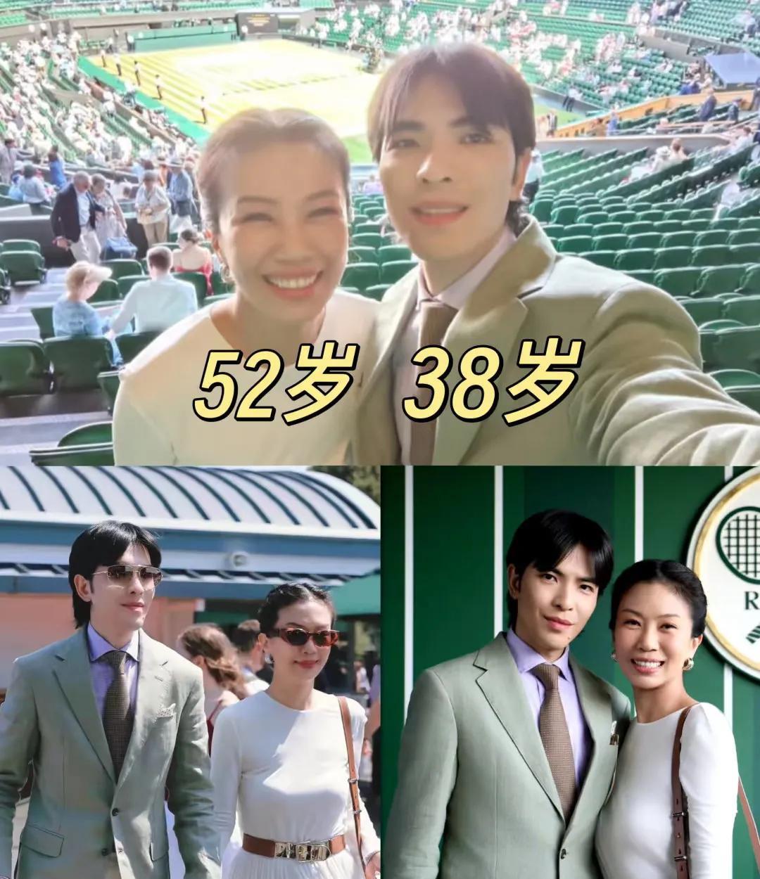 突然发现，林有慧不靠萧敬腾，也能发出自己的光。两人一起去看球赛，林有慧这身打扮