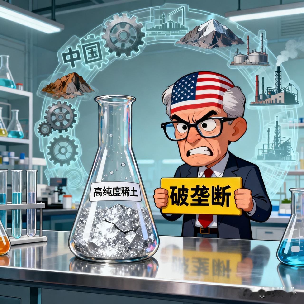 美国提纯稀土就敢喊“破垄断”?美企这波“历史性碰瓷”,中方都看呆了!谁能想