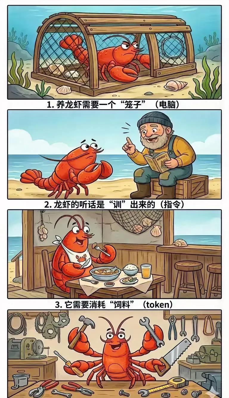 最近全网都在养龙虾，几天不上网我都懵了，还以为出了新品种小龙虾。搞半天才明白，