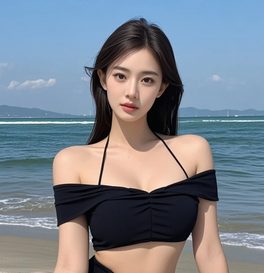 沙滩上最会躺平的人应该就是我了吧