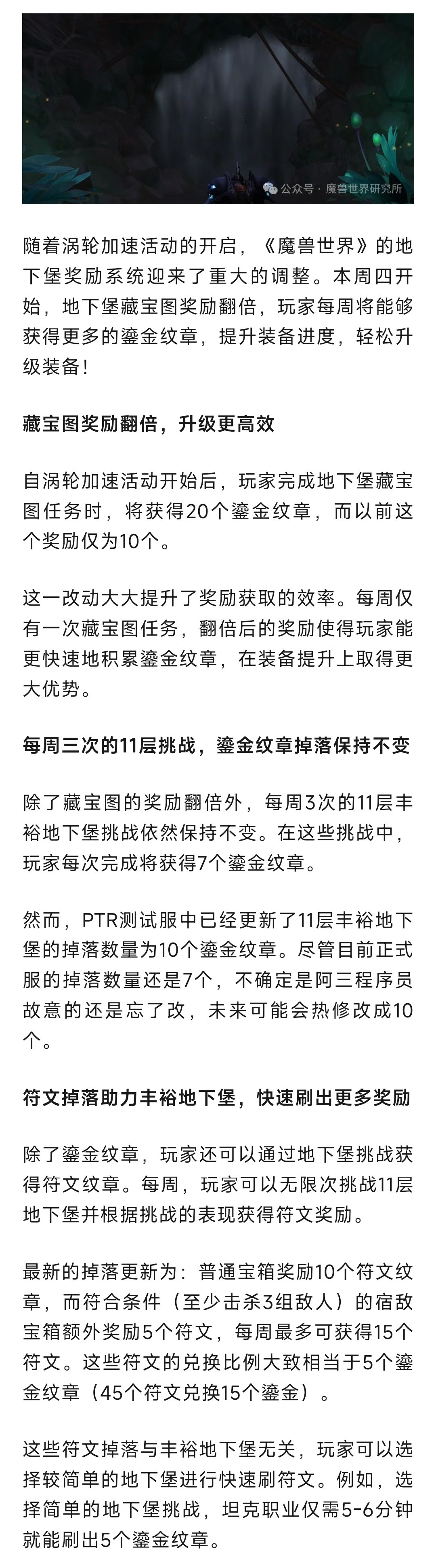 魔兽世界魔兽：地下堡福音！藏宝图奖励翻倍，鎏金刷到手软！​​​