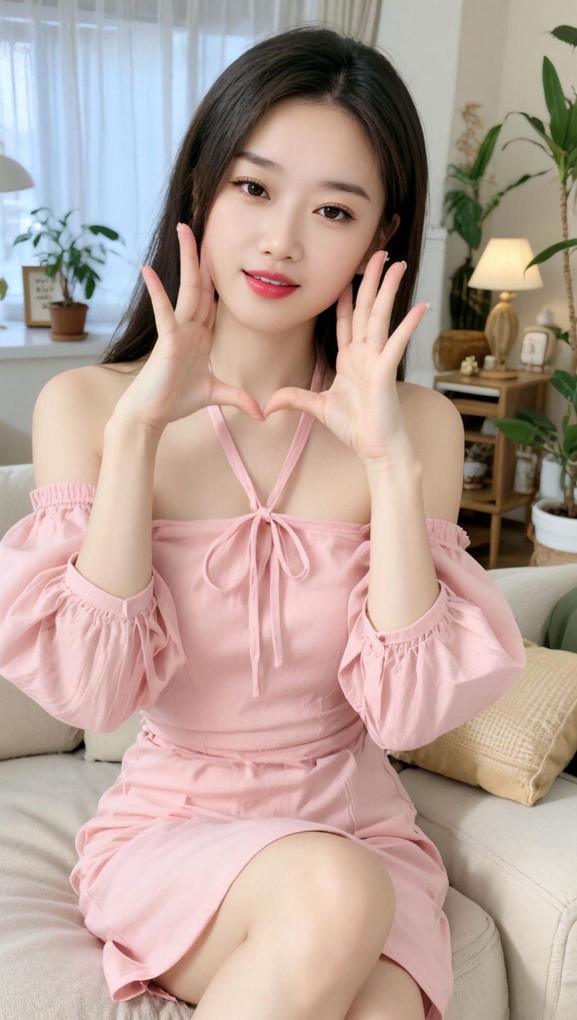 AI温馨少女写真甜美女孩穿搭