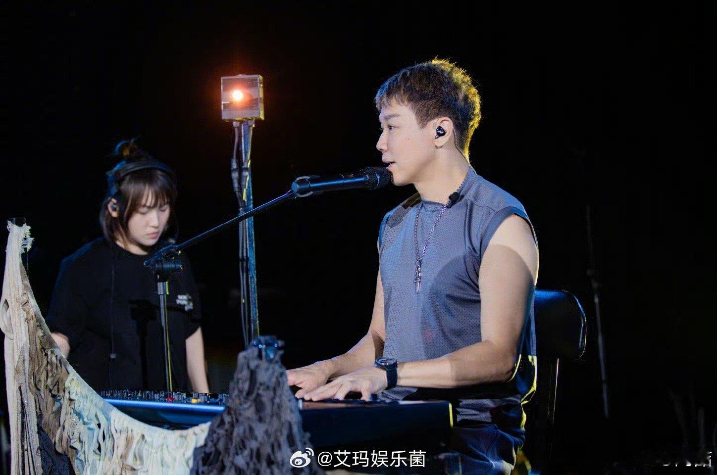 陶喆真掉链子了本是一场常规演唱会，因陶喆的链子掉落变得特别。他满地找链的画面既
