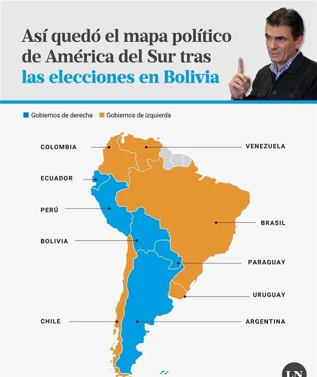 玻利维亚新总统当选后的南美政治版图玻利维亚参议员RodrigoPazPer