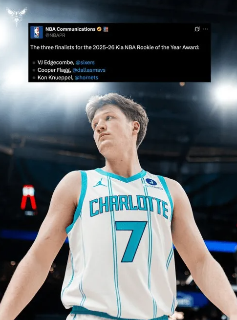 NBA官方公布了最佳新秀的候选人名单。他们分别是库珀-弗拉格（独行侠）、康-克