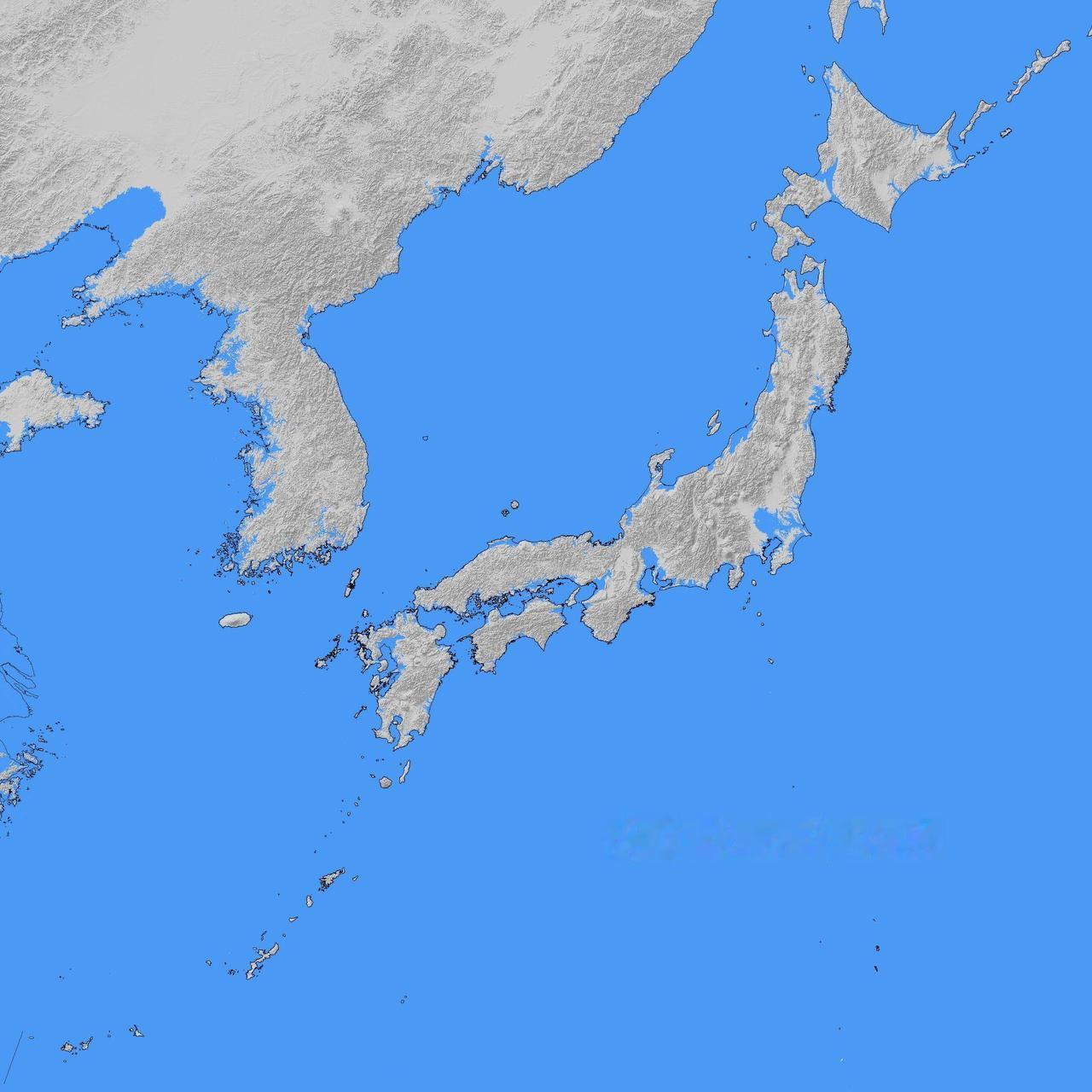 推演下海平面上升对日本的影响。日本75%国土为山地丘陵，关东、浓尾、大阪三大平原