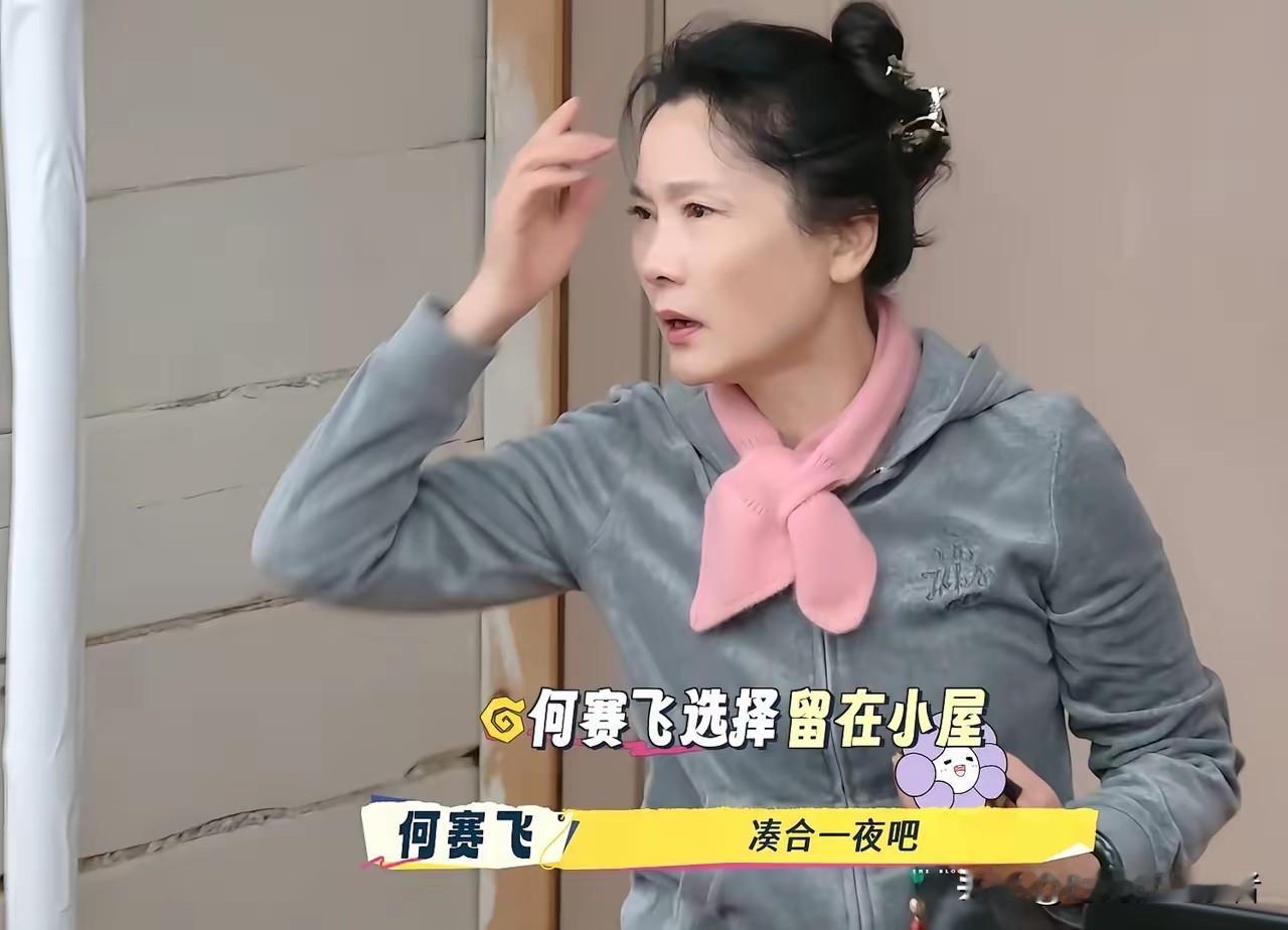 刘晓庆真的年龄大了,住在蒙古包冻的不舒服,宁静也是细心,和刘晓庆换了屋子。很多