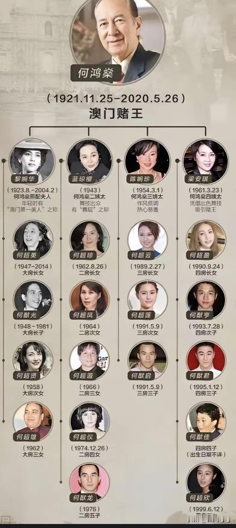 赌王的原配黎婉华实在是太不幸了，栽下大树给后面的何家人乘凉，他们都成为了豪门里面