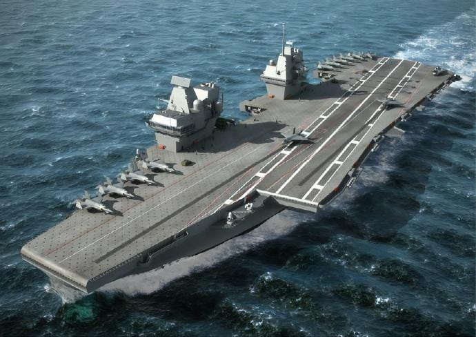 每天认识一件兵器英国“伊丽莎白女王”级航空母舰“伊丽莎白女王”级航空母舰（Qu