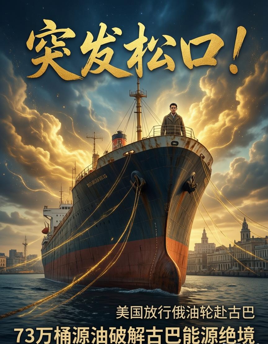 突发松口！美国放行俄油轮驶向古巴，73万桶原油为古巴能源危机解围据央视新闻3